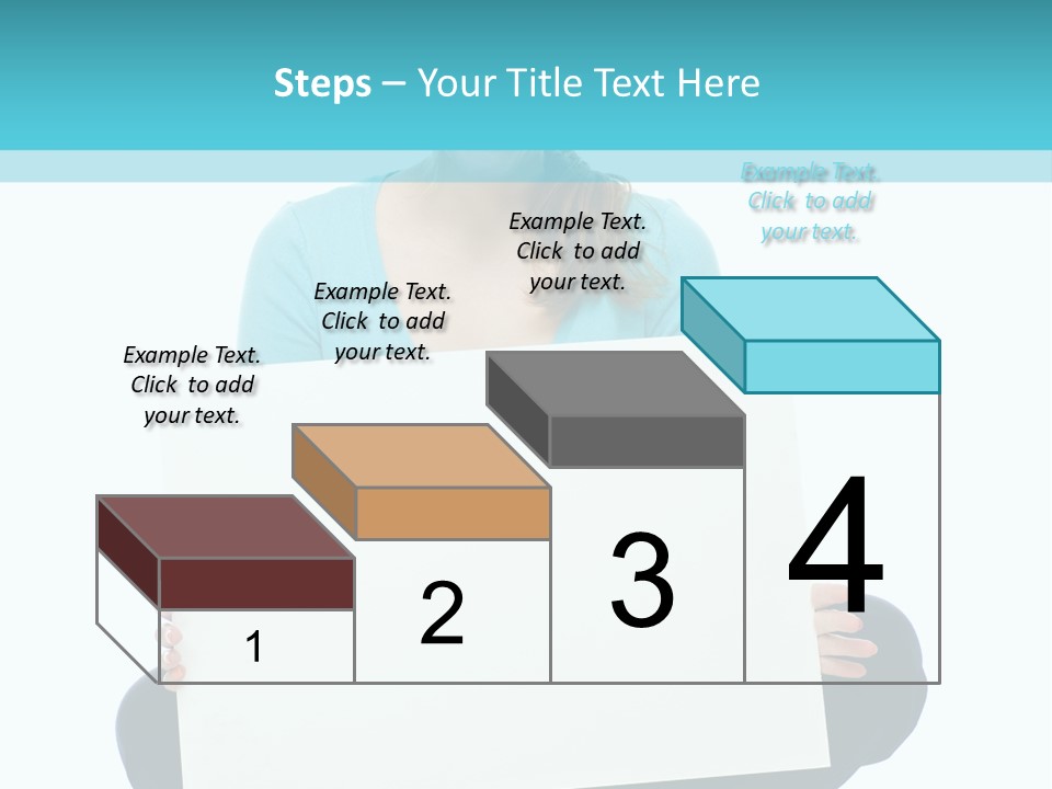 Advertisement Casual Girl PowerPoint Template