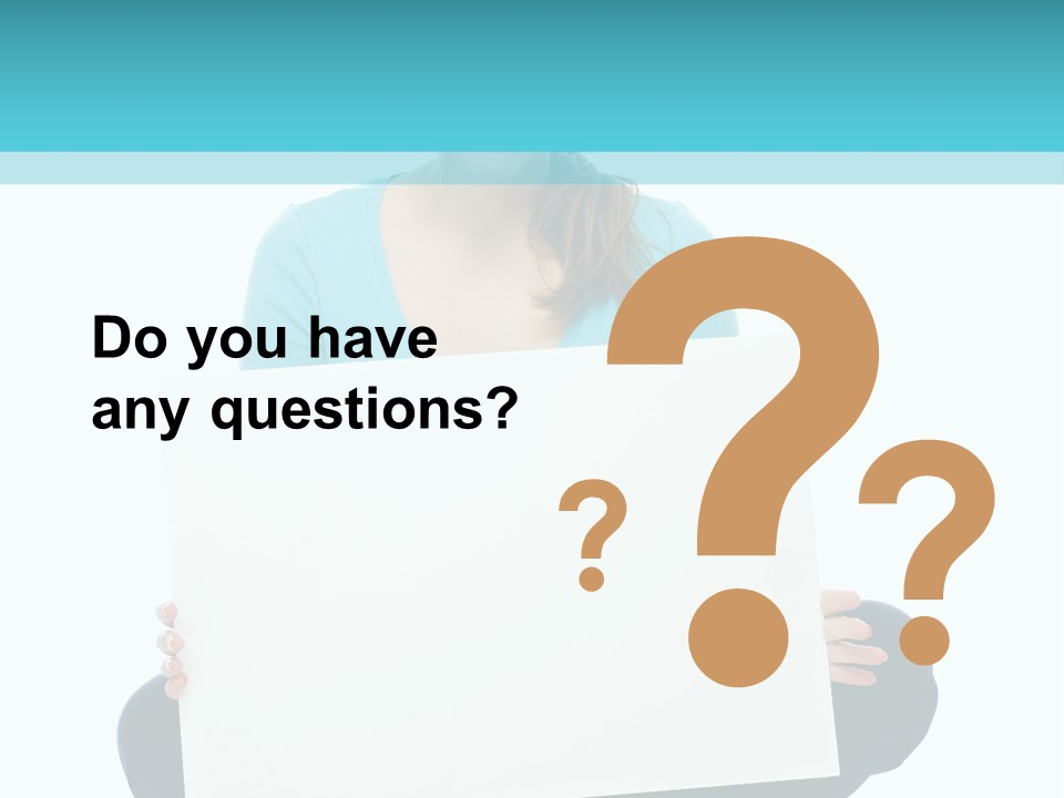 Advertisement Casual Girl PowerPoint Template