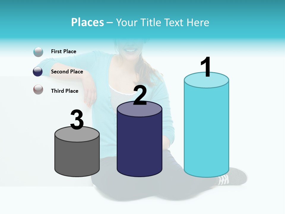 Positive Presenting Billboard PowerPoint Template