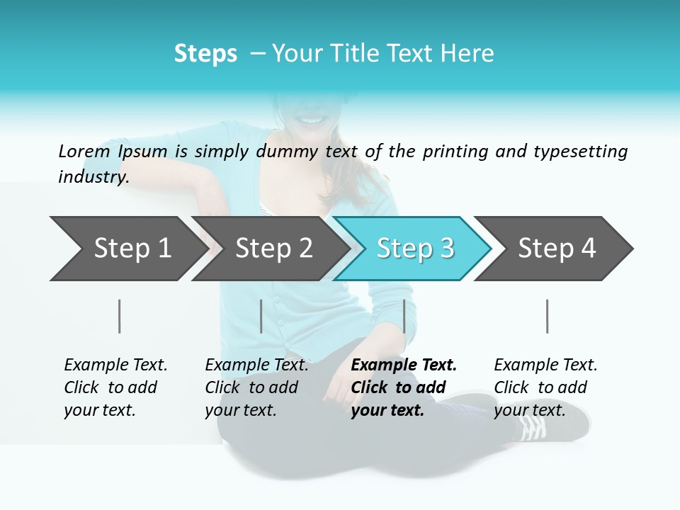 Positive Presenting Billboard PowerPoint Template