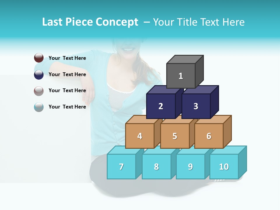 Positive Presenting Billboard PowerPoint Template