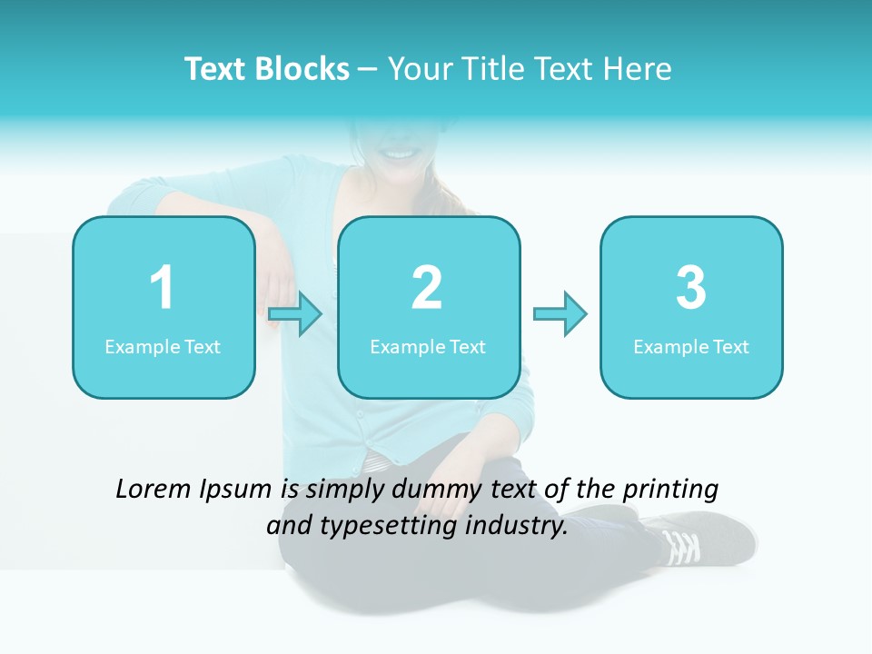 Positive Presenting Billboard PowerPoint Template