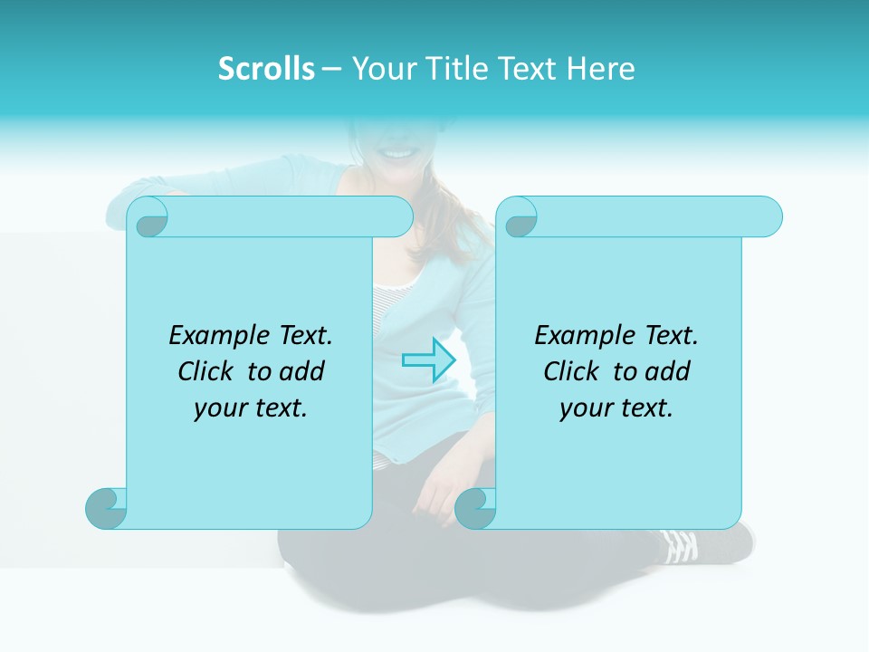 Positive Presenting Billboard PowerPoint Template