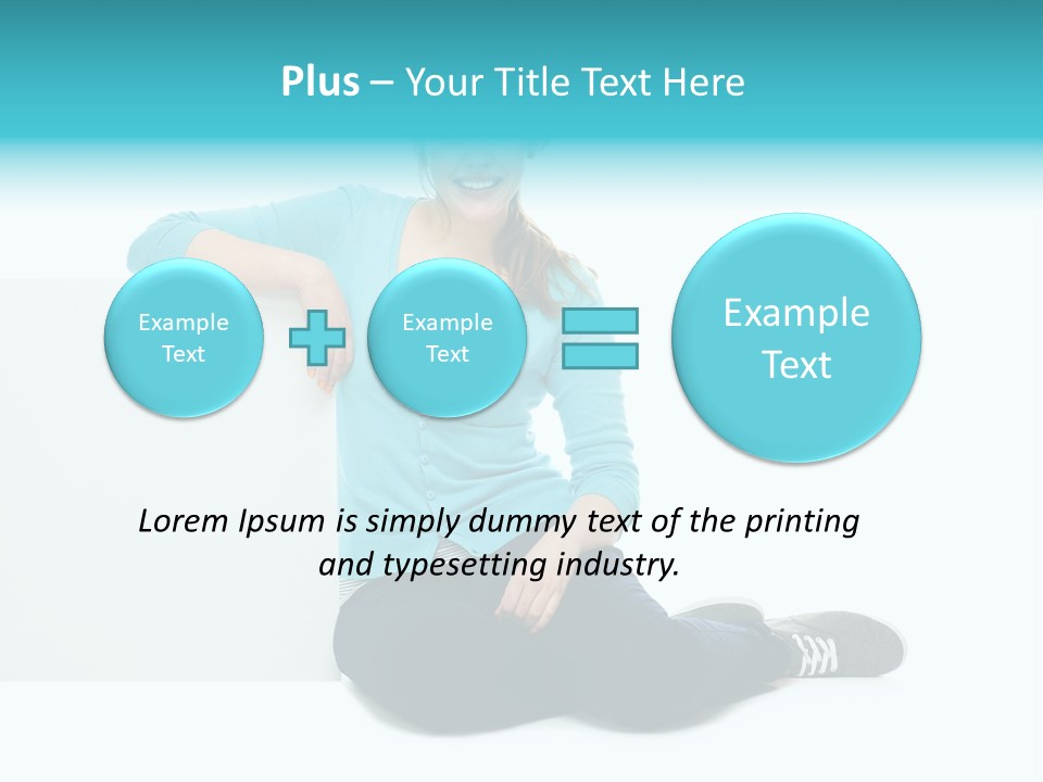 Positive Presenting Billboard PowerPoint Template