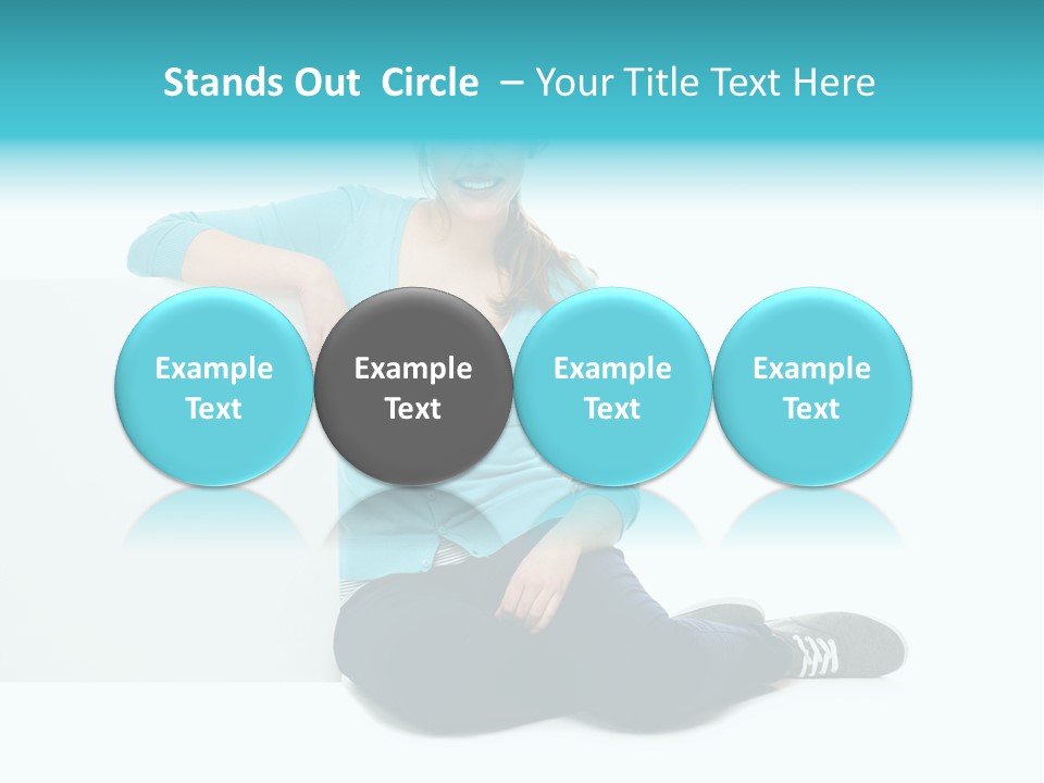 Positive Presenting Billboard PowerPoint Template