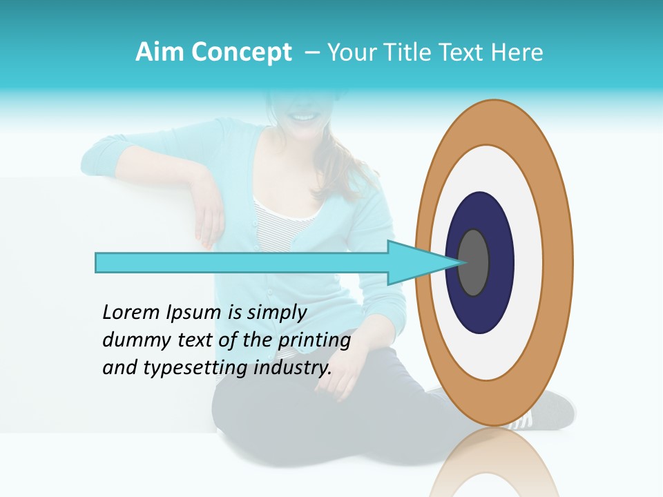 Positive Presenting Billboard PowerPoint Template