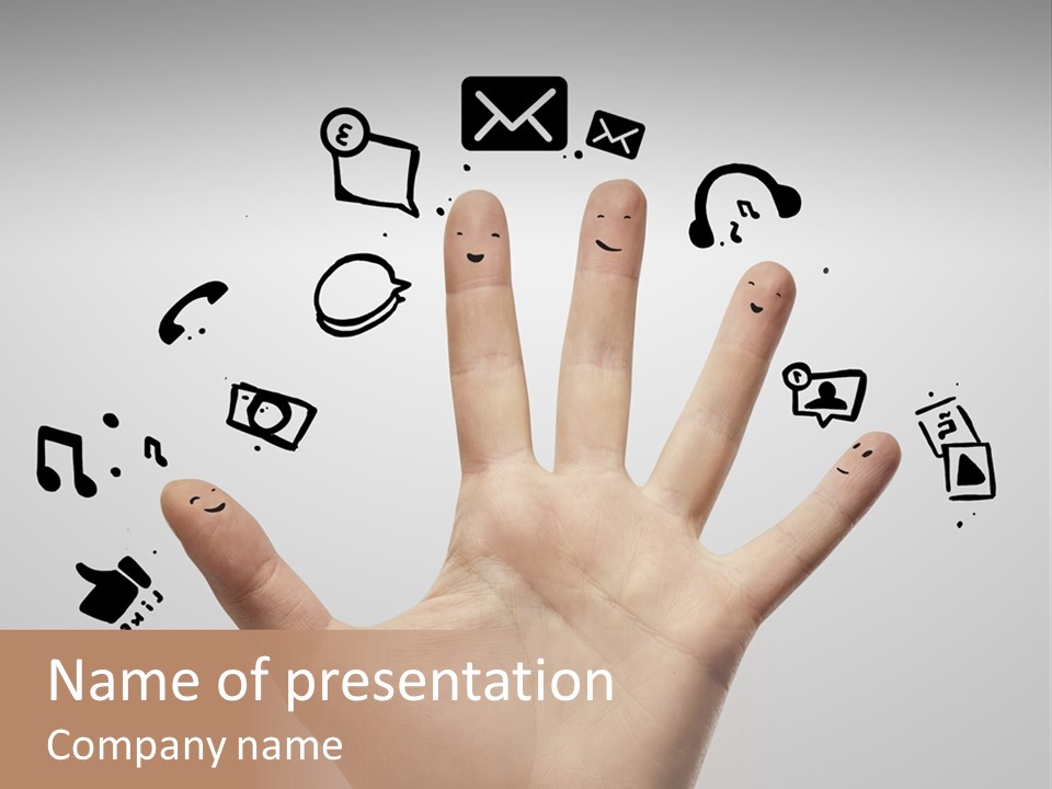 Internet Contact Community PowerPoint Template