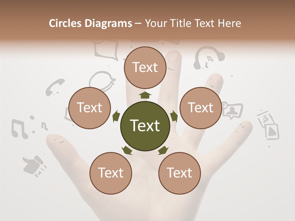 Internet Contact Community PowerPoint Template