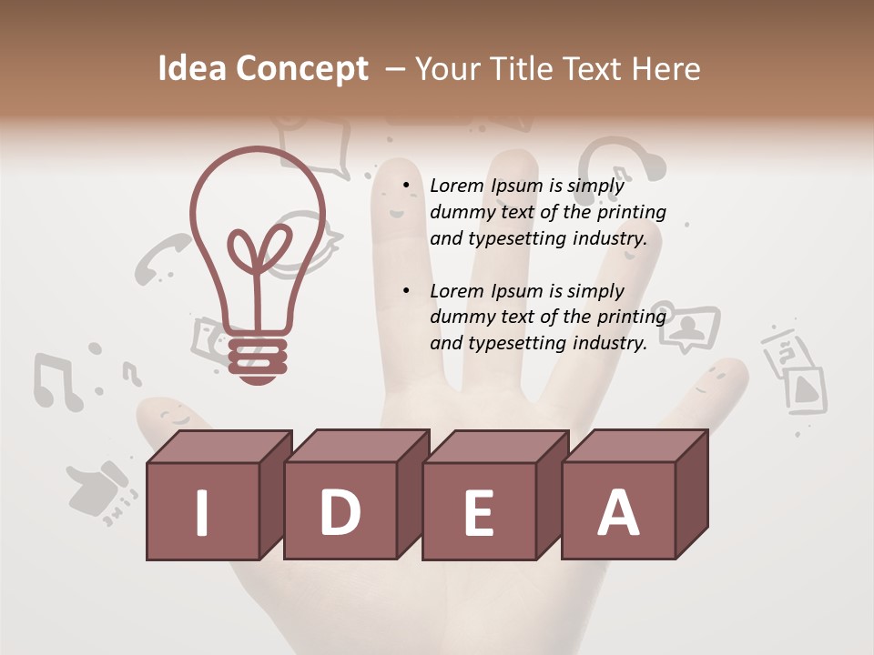 Internet Contact Community PowerPoint Template