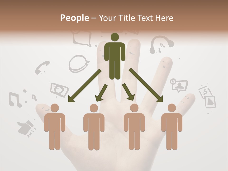 Internet Contact Community PowerPoint Template