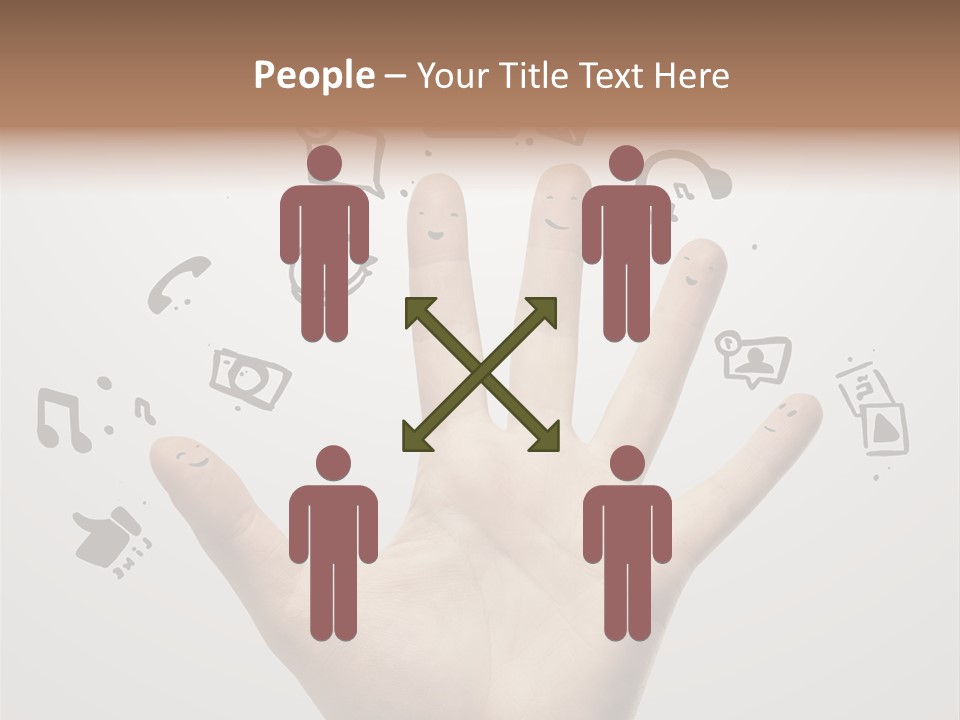 Internet Contact Community PowerPoint Template
