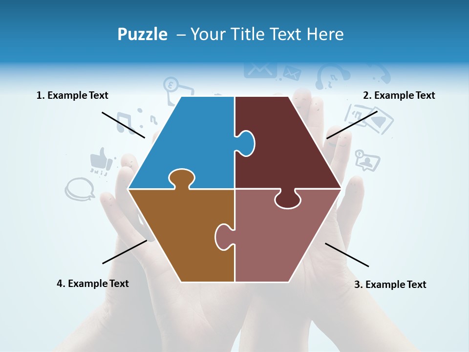 Friend Icon Symbol PowerPoint Template