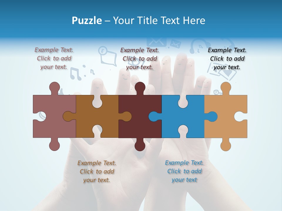 Friend Icon Symbol PowerPoint Template