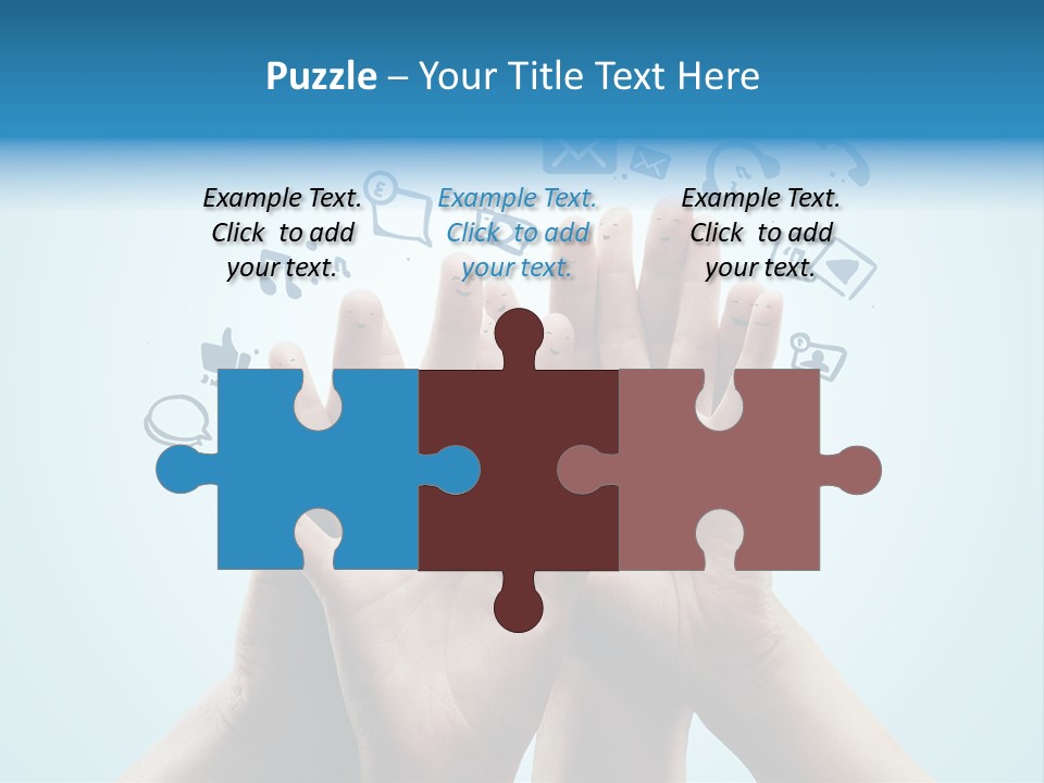 Friend Icon Symbol PowerPoint Template