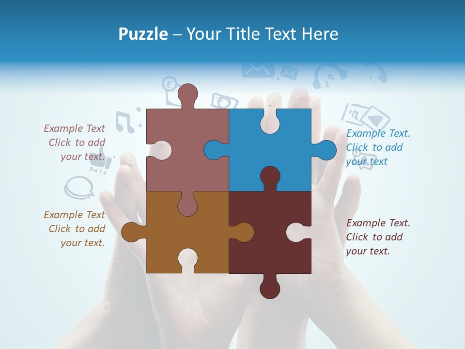 Friend Icon Symbol PowerPoint Template