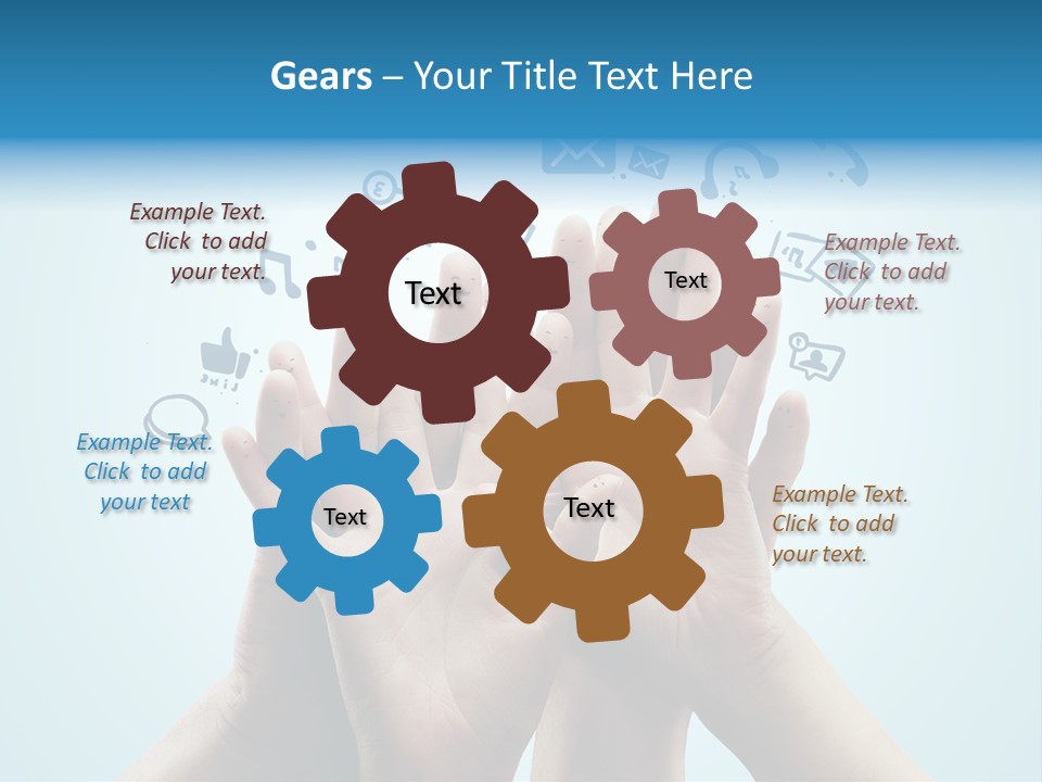 Friend Icon Symbol PowerPoint Template