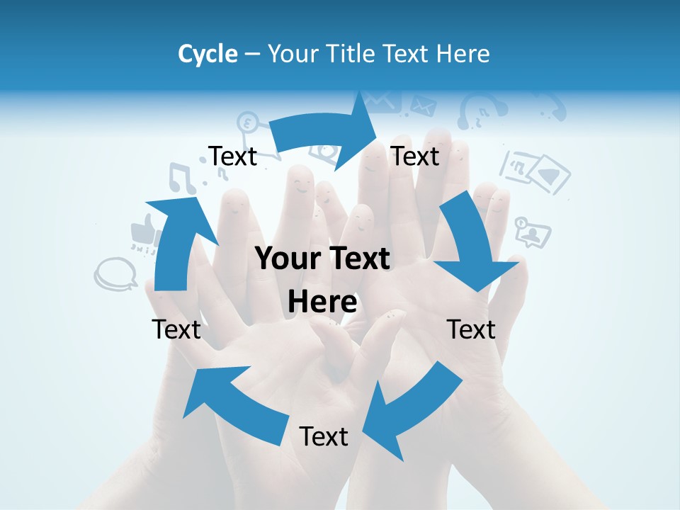 Friend Icon Symbol PowerPoint Template