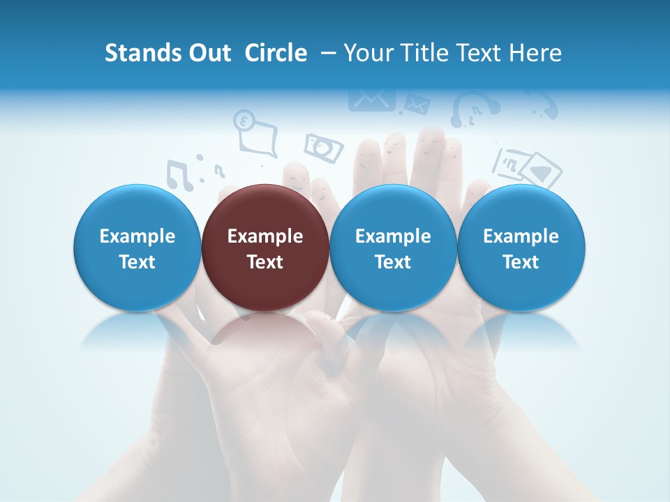 Friend Icon Symbol PowerPoint Template