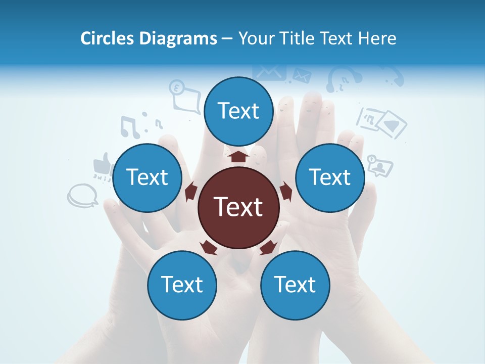 Friend Icon Symbol PowerPoint Template