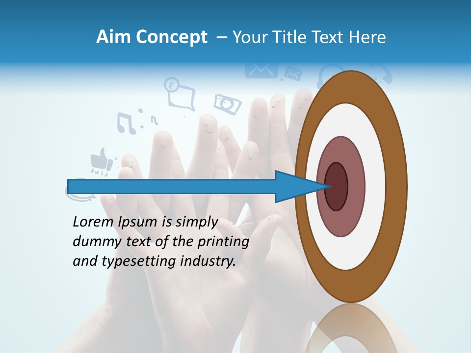 Friend Icon Symbol PowerPoint Template