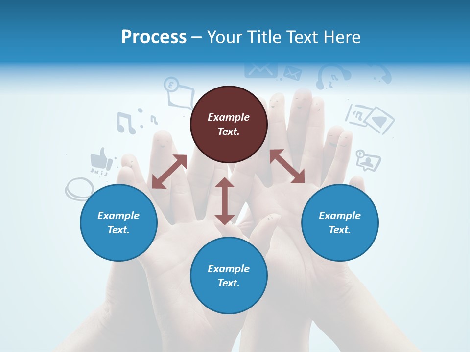 Friend Icon Symbol PowerPoint Template