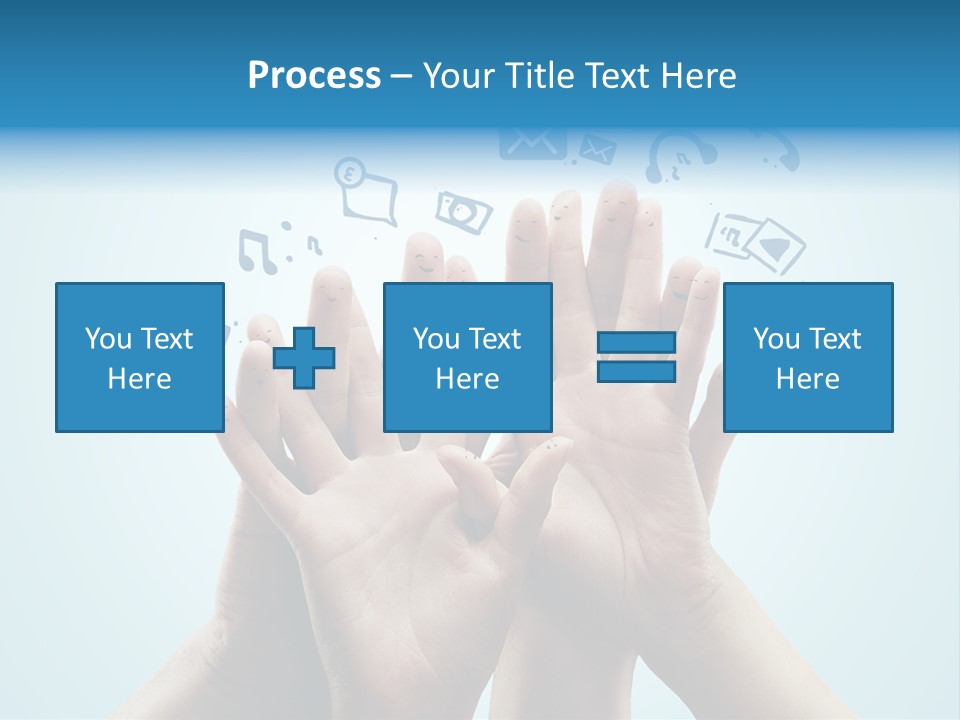 Friend Icon Symbol PowerPoint Template