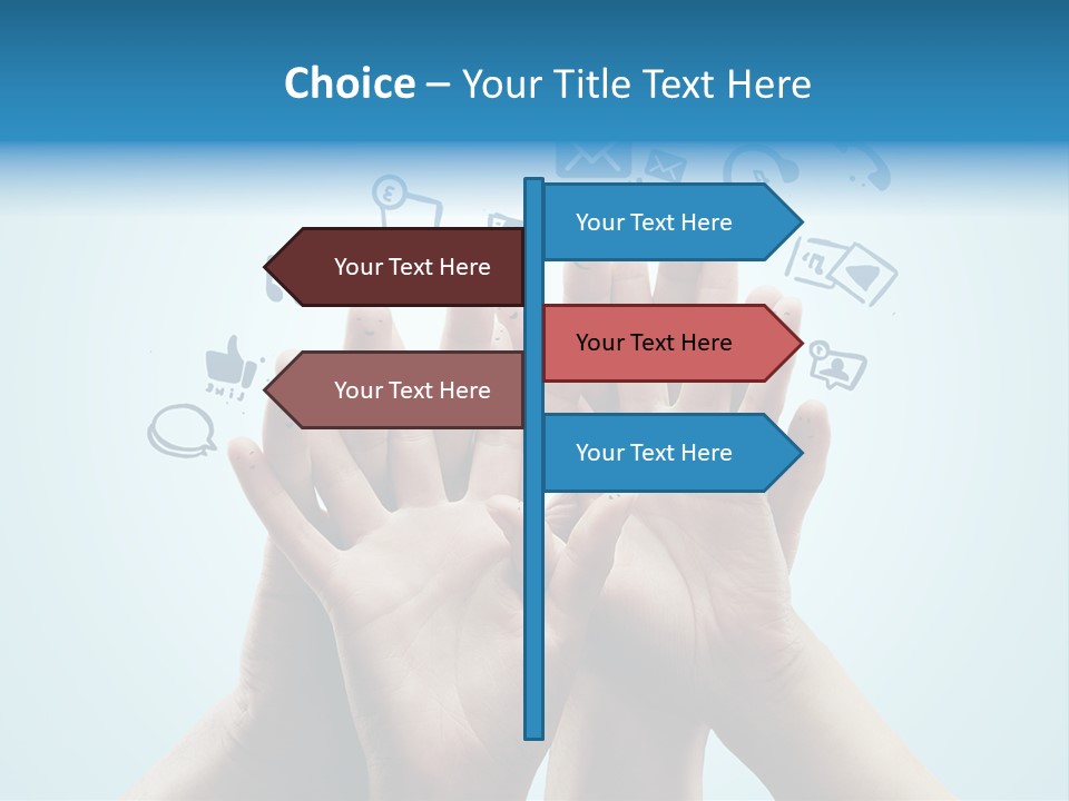 Friend Icon Symbol PowerPoint Template