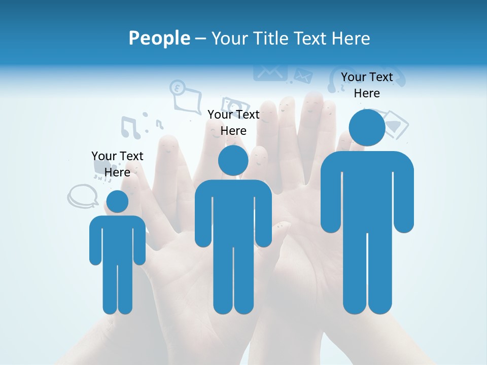 Friend Icon Symbol PowerPoint Template