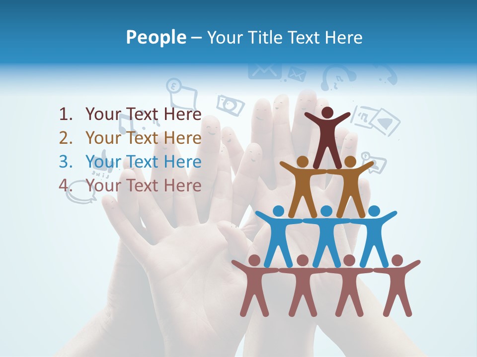 Friend Icon Symbol PowerPoint Template