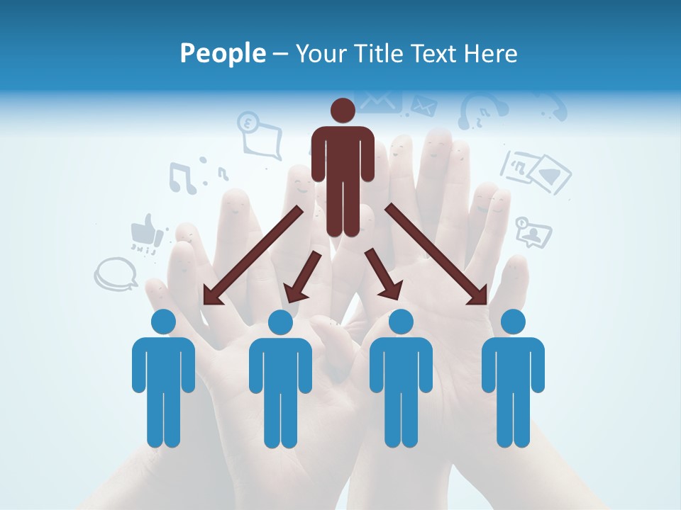 Friend Icon Symbol PowerPoint Template