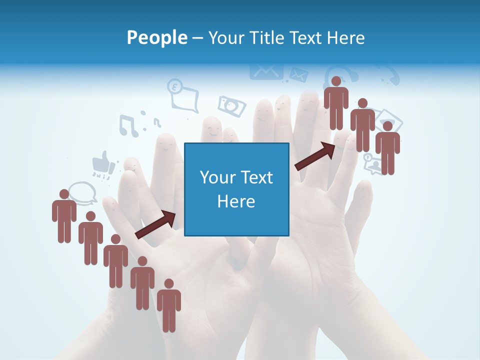 Friend Icon Symbol PowerPoint Template