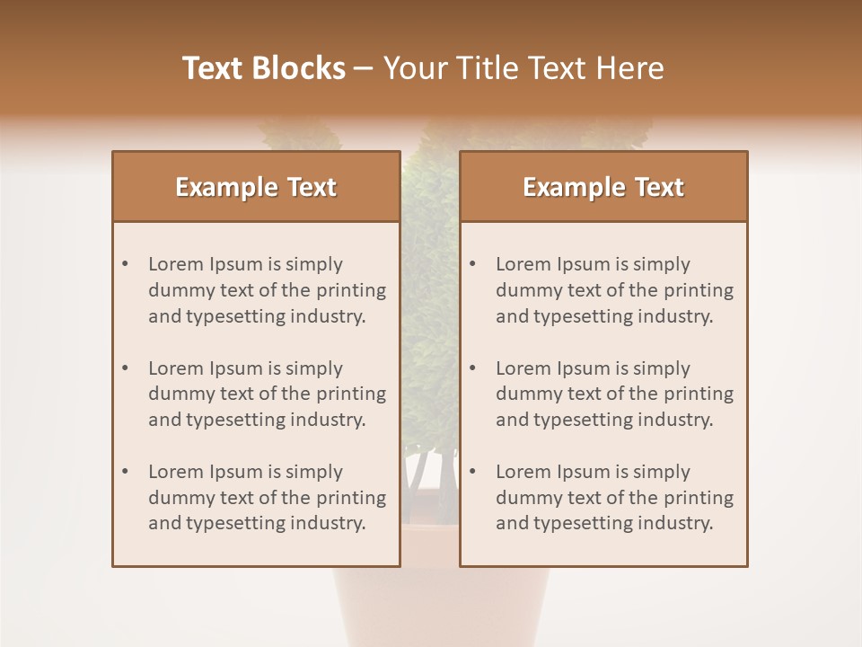 Green Sign Growing PowerPoint Template