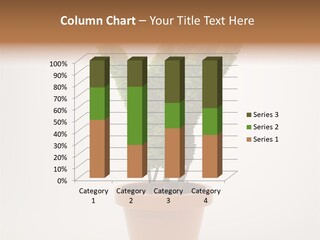 Green Sign Growing PowerPoint Template