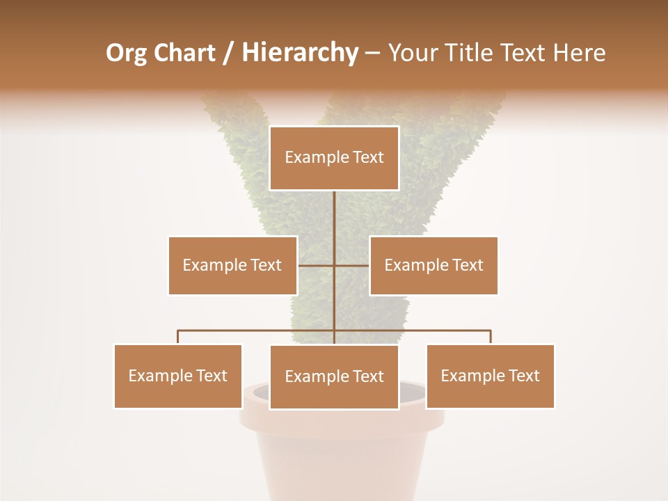 Green Sign Growing PowerPoint Template