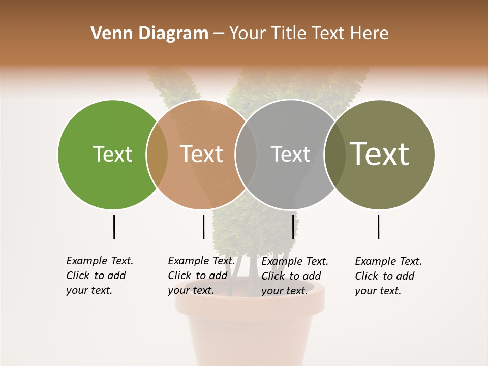 Green Sign Growing PowerPoint Template