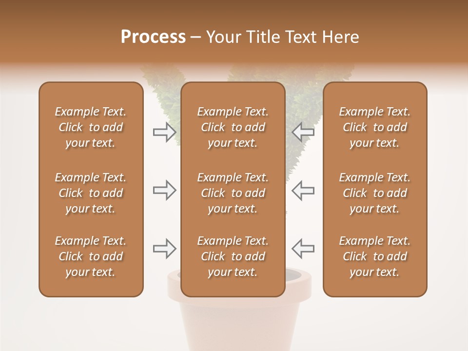 Green Sign Growing PowerPoint Template