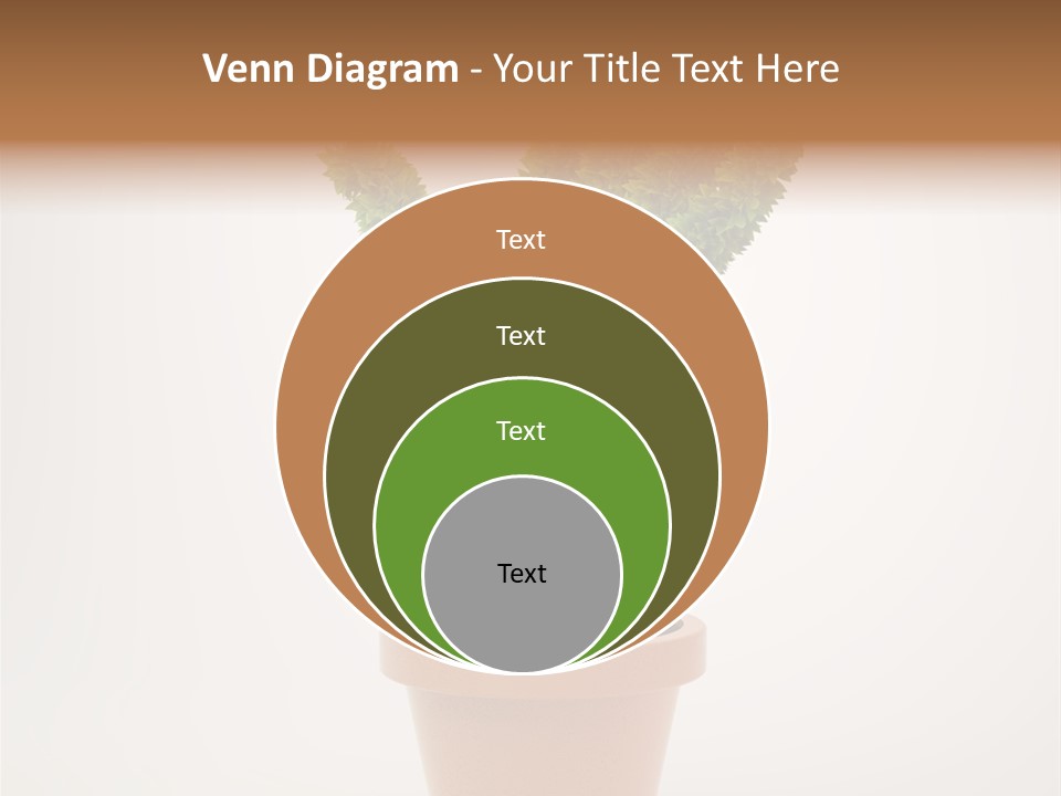 Green Sign Growing PowerPoint Template