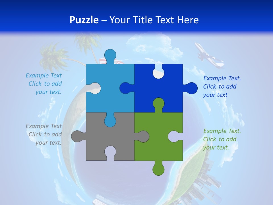 Ocean Tourism Rest PowerPoint Template