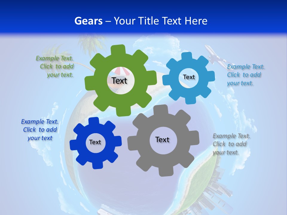 Ocean Tourism Rest PowerPoint Template