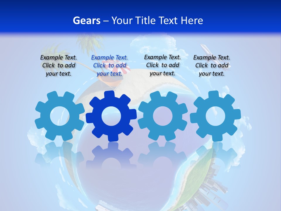 Ocean Tourism Rest PowerPoint Template