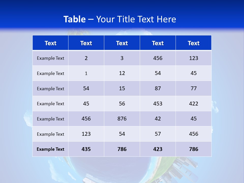 Ocean Tourism Rest PowerPoint Template