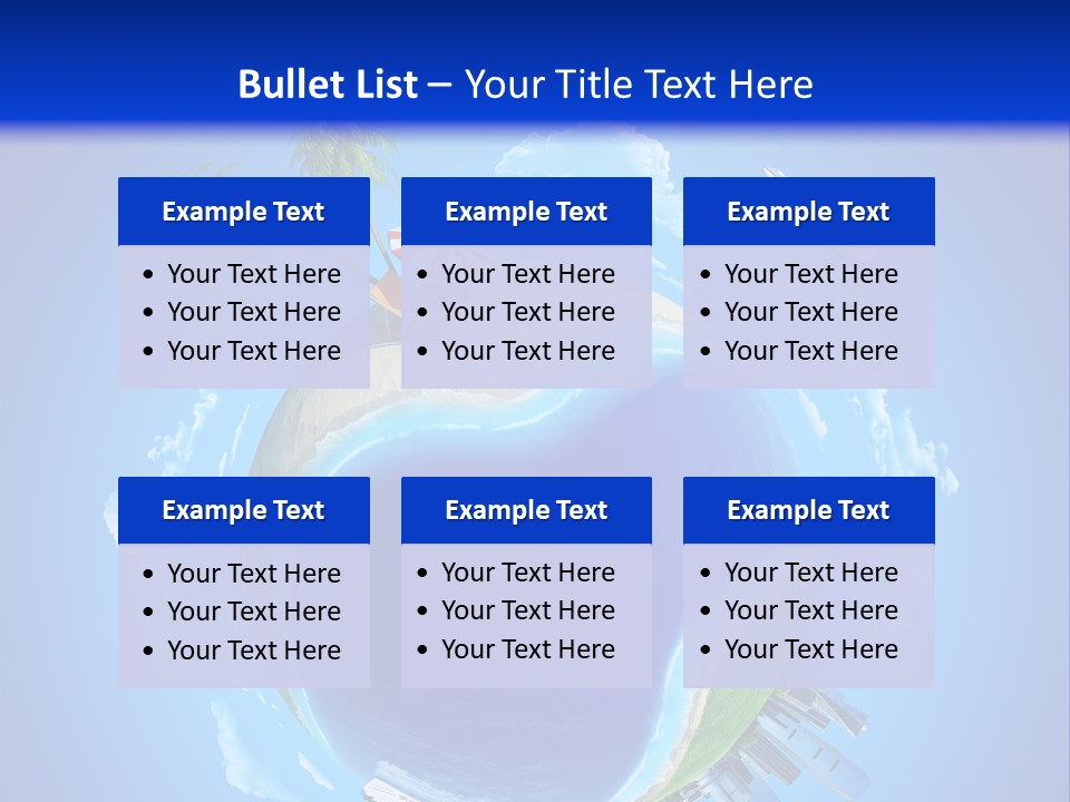 Ocean Tourism Rest PowerPoint Template