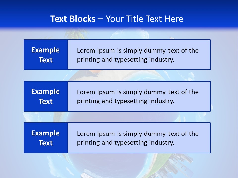 Ocean Tourism Rest PowerPoint Template