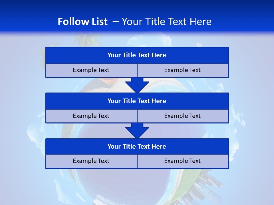 Ocean Tourism Rest PowerPoint Template