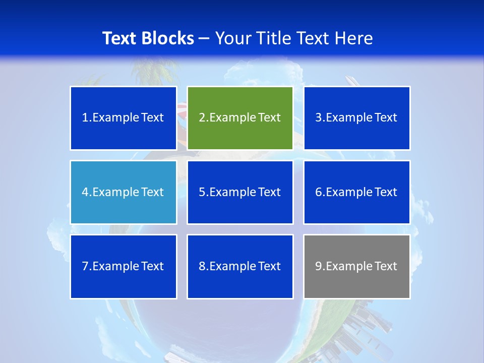 Ocean Tourism Rest PowerPoint Template