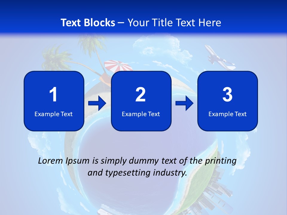 Ocean Tourism Rest PowerPoint Template
