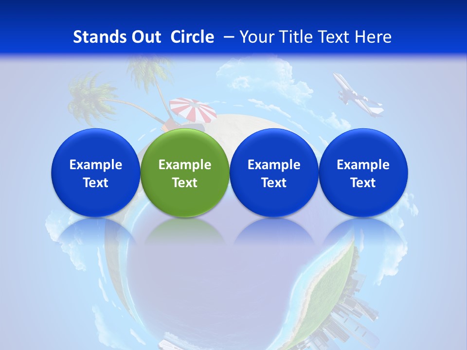 Ocean Tourism Rest PowerPoint Template