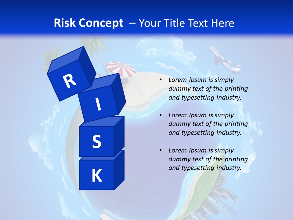 Ocean Tourism Rest PowerPoint Template