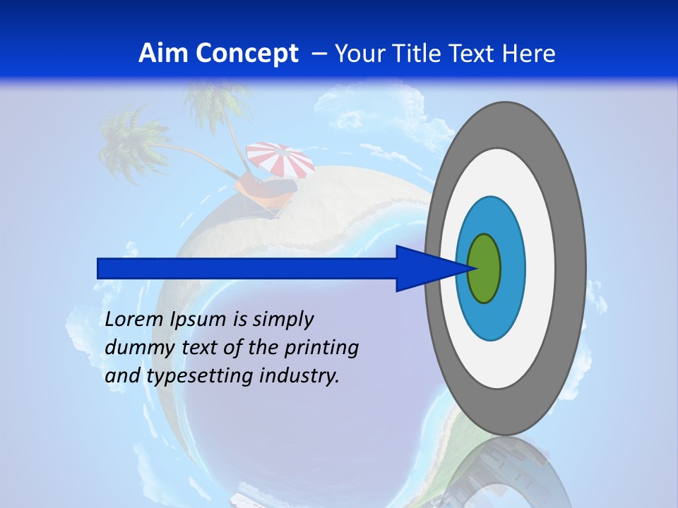 Ocean Tourism Rest PowerPoint Template