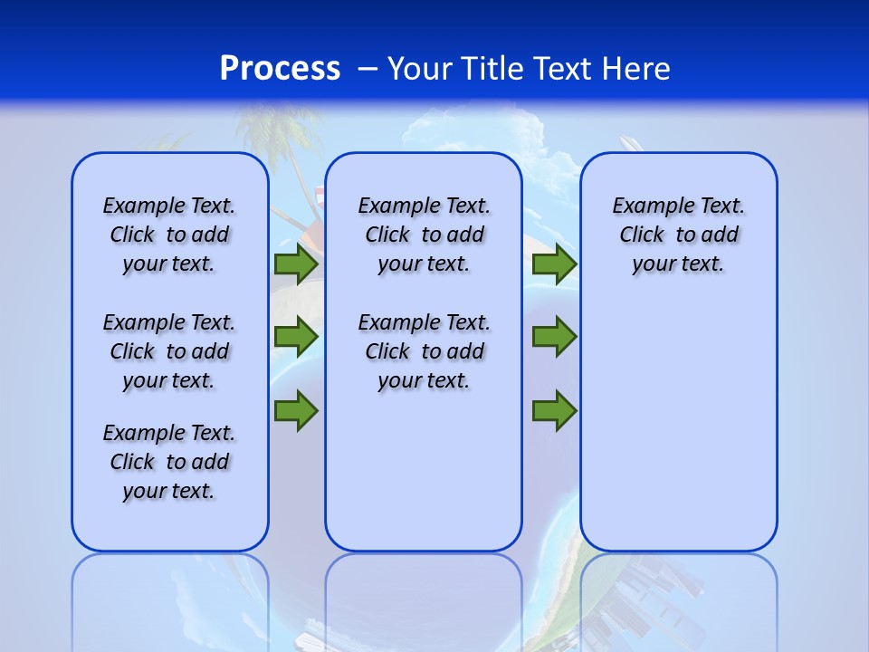 Ocean Tourism Rest PowerPoint Template